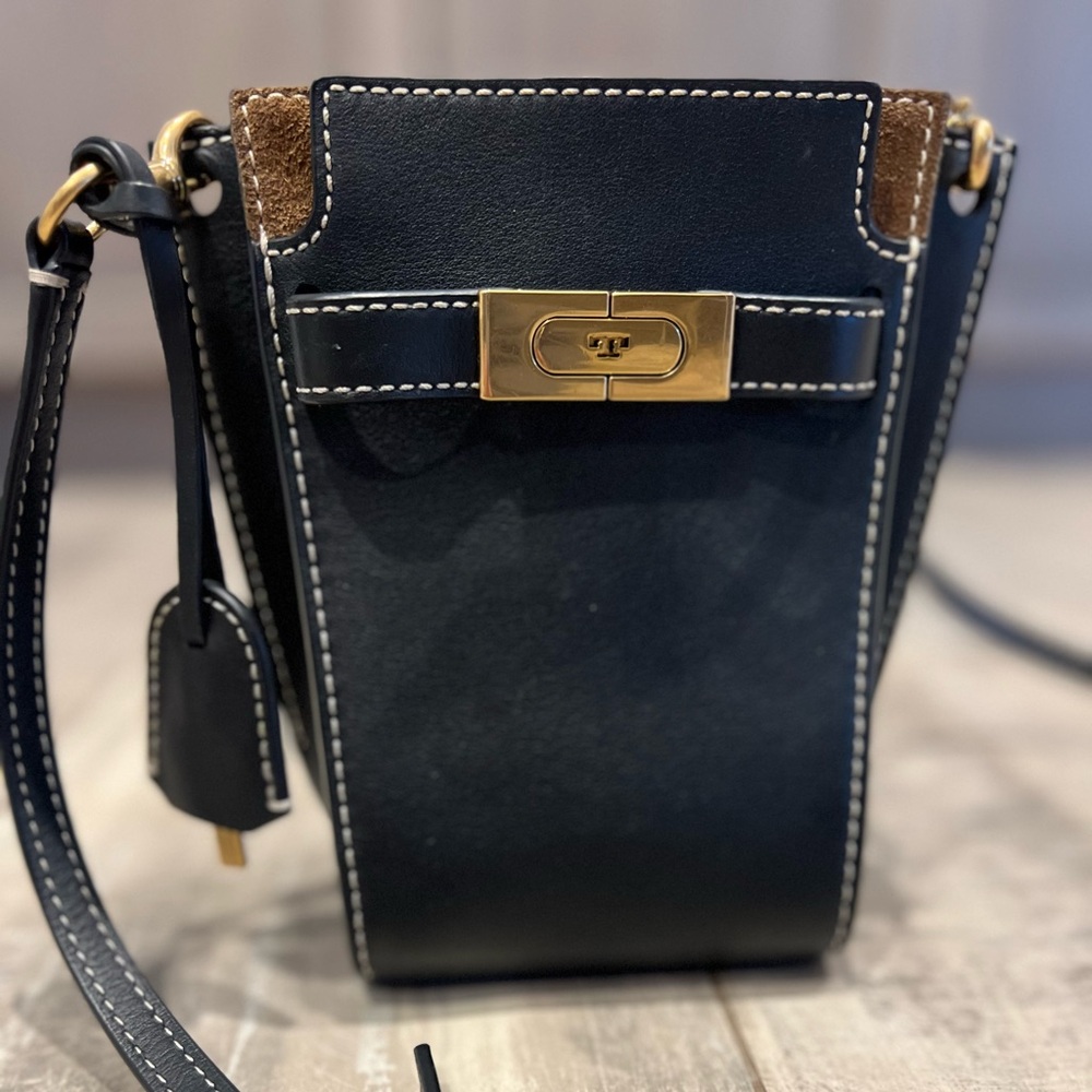 Tory Burch small black leather crossbody
